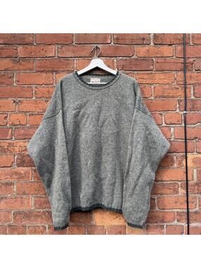 vintage USA made woolrich wool knit sweatshirt 90s XL